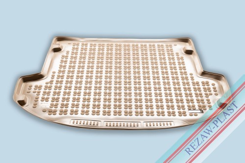 Trunk mat beige fits to: Hyundai SANTA FE IV 2018 - 2020