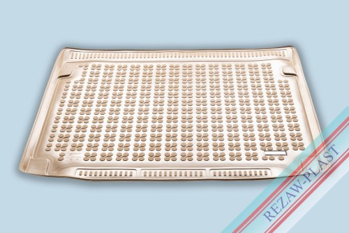 Trunk mat beige fits to: Citroen BERLINGO III, Fiat DOBLO III, E - DOBLO III, - Opel COMBO E , Peugeot RIFTER, E - RIFTER, Toyota PROACE CITY VERSO