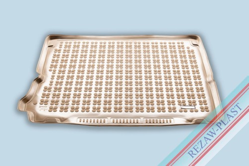 Trunk mat beige fits to: Peugeot 5008 II 2017 - 2024