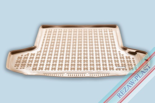 Mata bagażnika TPE (gumowa) beżowa pasuje do: Skoda OCTAVIA III 2013 - 2019