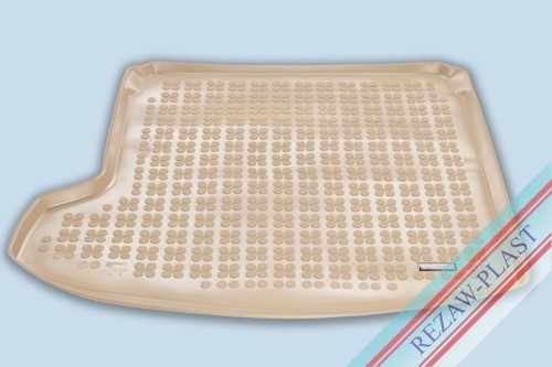 Trunk mat beige fits to: Mazda 3 IV 2019 -