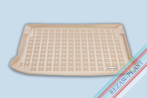Trunk mat beige fits to: Mazda 3 IV 2019 -
