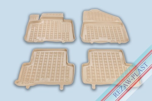 Floor mats beige fit to: Kia SPORTAGE IV 2018 - 2021