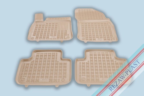 Dywaniki podłogowe beżowe pasują do: Volkswagen TOUAREG III 2018 -