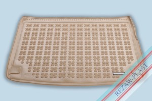 Trunk mat beige fits to: Skoda KAROQ 2017 -