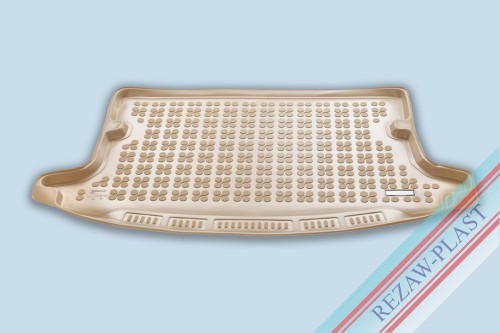 Trunk mat beige fits to: SsangYong KORANDO IV 2019 -