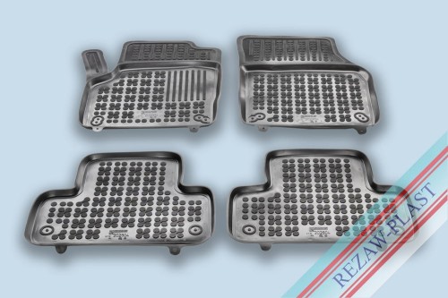 Dywaniki podłogowe czarne pasują do: Land Rover Range Rover EVOQUE I 2011 - 2018