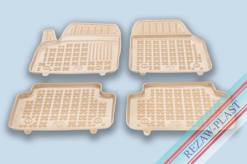 Floor mats beige fit to: Jaguar E - PACE 2017 -
