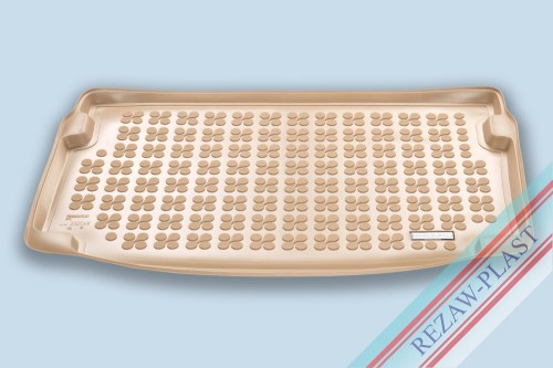 Trunk mat beige fits to: AUDI A1 II GB 2018 -