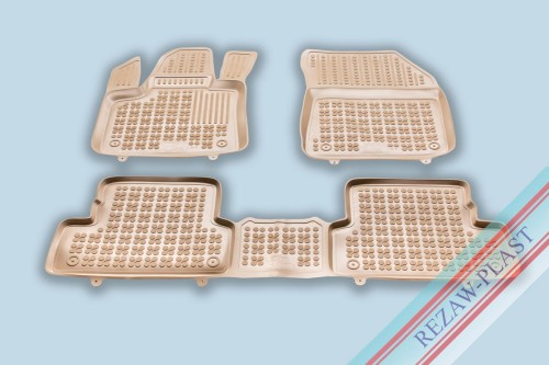 Floor mats beige fit to: Opel GRANDLAND X 2017 - 2021, GRANDLAND I 2021 - 2025