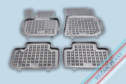 Dywaniki podłogowe szare pasują do: BMW X3 (G01) 2017 - 2025, X4 (G02) 2018 -