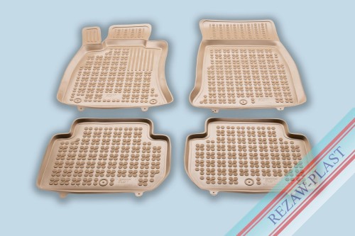 Dywaniki podłogowe beżowe pasują do: Kia STINGER 2017 - 2022