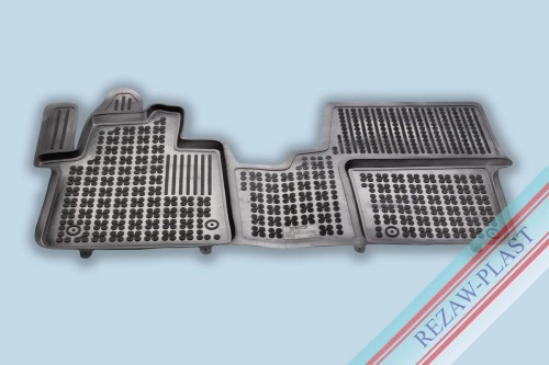 Floor mat black fits to: Citroen SPACETOURER 2016 -, Opel ZAFIRA LIFE 2019 -, Peugeot TRAVELLER 2016 - 2024, Toyota PROACE VERSO II 2016 - 2024
