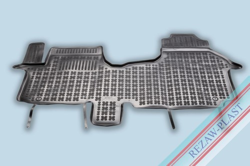 Floor mat black fits to: Fiat TALENTO 2016 - 2020, Nissan NV300 2016 - , Opel VIVARO II 2014 - 2019 , Renault TRAFIC III 2014 - 2021