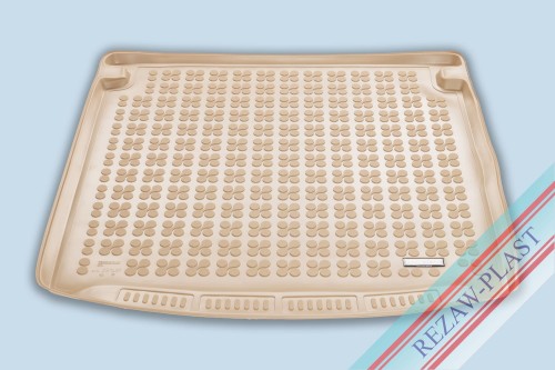 Trunk mat beige fits to: Seat TARRACO 2018 -, Volkswagen TIGUAN ALLSPACE 2017 -
