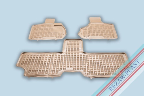 Floor mats beige fit to: Chrysler VOYAGER IV 2001 - 2007