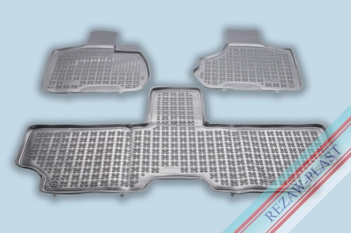 Floor mats grey fit to: Chrysler VOYAGER IV 2001 - 2007
