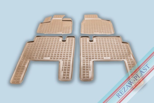 Floor mats beige fit to: Chrysler VOYAGER V 2005 - 2011