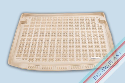 Trunk mat beige fits to: Seat TARRACO 2018 -, Volkswagen TIGUAN ALLSPACE 2017 -