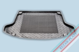 Trunk mat with non - slip fits to: Hyundai i30 III 2017 - 2019