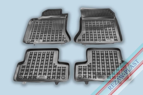 Dywaniki podłogowe czarne pasują do: Mercedes W177 A - KLASA , AMG 2018 - , W247 B - KLASA 2018 - , CLA II C118 2019 -