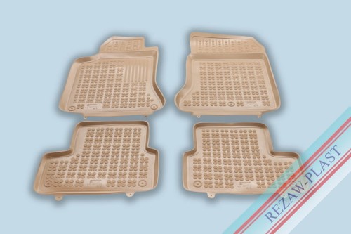 Dywaniki podłogowe beżowe pasują do: Mercedes W177 A - KLASA , AMG 2018 - , W247 B - KLASA 2018 - , CLA II C118 2019 -