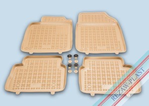 Dywaniki podłogowe beżowe pasują do: Opel Vectra C 2002 - 2008