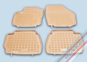 Dywaniki podłogowe beżowe pasują do: Ford MONDEO MK IV 2007 - 2014
