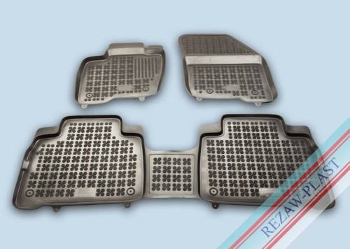 Floor mats black fit to: Ford GALAXY III 2015 - 2023, S - MAX II 2015 -