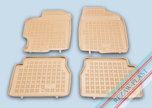 Floor mats beige fit to: Mazda 6 I 2002 - 2008, 6 II 2008 - 2012