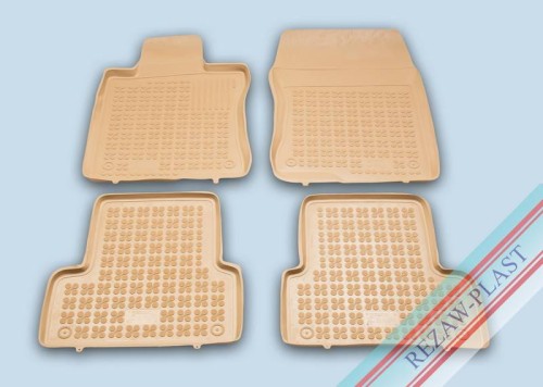 Floor mats beige fits to: Acura TSX 2009 - 2014, Honda ACCORD VIII 2008 - 2015
