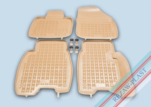 Dywaniki podłogowe beżowe pasują do: Honda CIVIC VIII 2006 - 2011