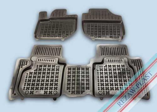 Dywaniki podłogowe czarne pasują do: Honda FIT III 2015 - 2021, HR - V II 2014 - 2021