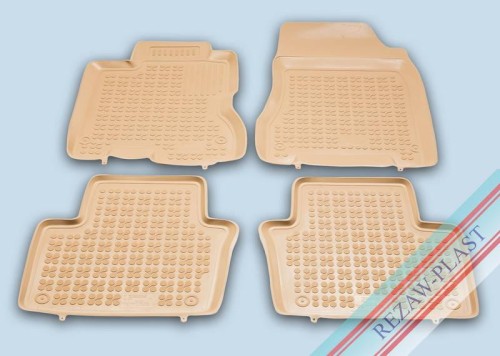Dywaniki podłogowe beżowe pasują do: Renault KOLEOS I 2008 - 2016