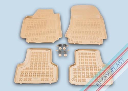 Dywaniki podłogowe beżowe pasują do: Alfa Romeo 159 2005 - 2012