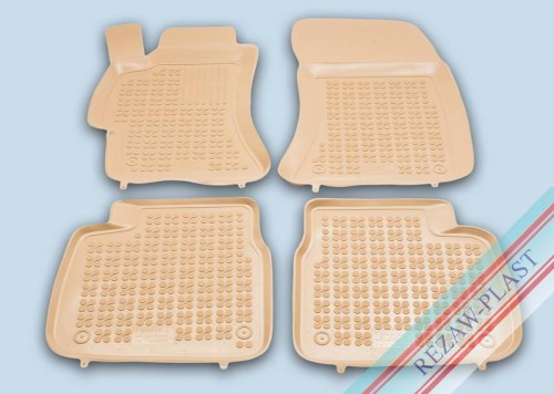 Floor mats beige fit to: Subaru LEGACY IV 2003 - 2009