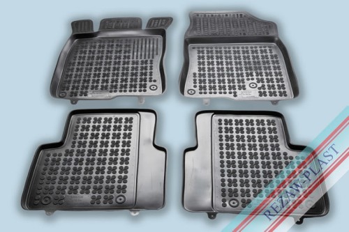 Dywaniki podłogowe czarne pasują do: Honda CIVIC X 2017 - 2021