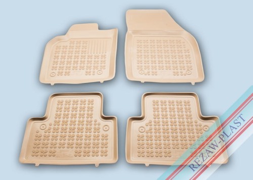 Floor mats beige fit to: Volvo S40 II 2004 - 2012