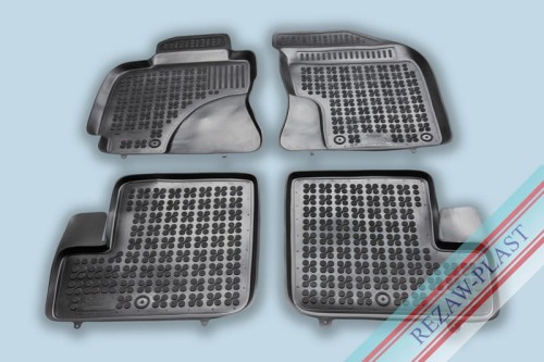 Floor mats black fit to: Toyota RAV4 II 2000 - 2003