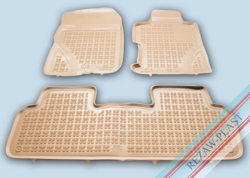 Floor mats beige fits to: Acura ILX 2012-2018, Honda CIVIC VIII 2006 - 2011