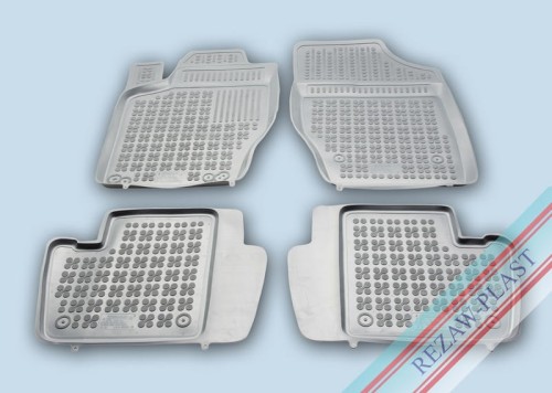 Floor mats grey fit to: Citroen C4 I 2004 - 2010, C4 II 2010 - 2017, Peugeot 307 2001 - 2011