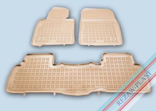 Dywaniki podłogowe beżowe pasują do: Toyota LAND CRUISER J200 2007 - 2021