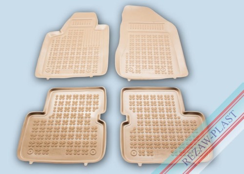 Dywaniki podłogowe beżowe pasują do: Fiat BRAVO II 2007 - 2014