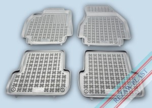 Dywaniki podłogowe szare pasują do: Renault MEGANE II 2002 - 2009