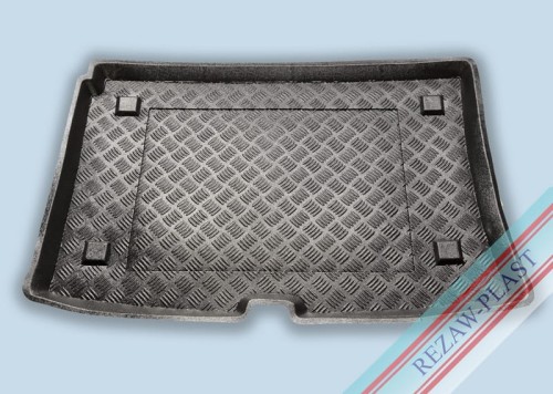 Trunk mat without non - slip fits to: Fiat QUBO 2007 - 2020