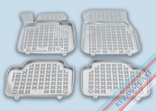 Floor mats grey fit to: BMW 3 (F30, F31) 2012 - 2018, 4 (F32, F36 Gran Coupe) 2013 - 2021