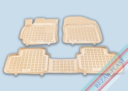 Dywaniki podłogowe beżowe pasują do: Hyundai ELANTRA VI 2019 - 2020