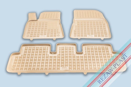 Floor mats beige fit to: Tesla Model 3 2017 - 2021