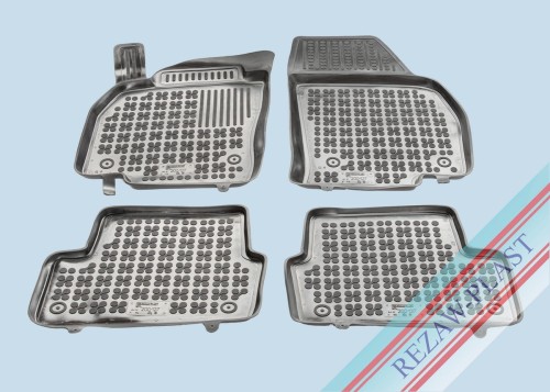 Dywaniki podłogowe czarne pasują do: Volkswagen T-CROSS 2018 -