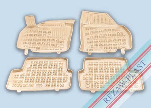 Dywaniki podłogowe beżowe pasują do: Volkswagen T-CROSS 2018 -